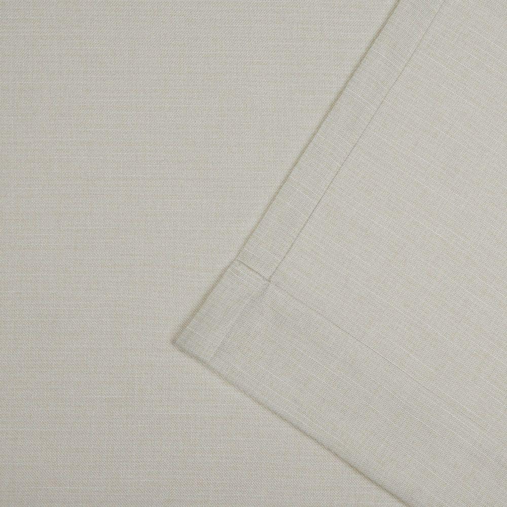 Linen Light-Filtering Faux Linen Curtain Panel Pair
