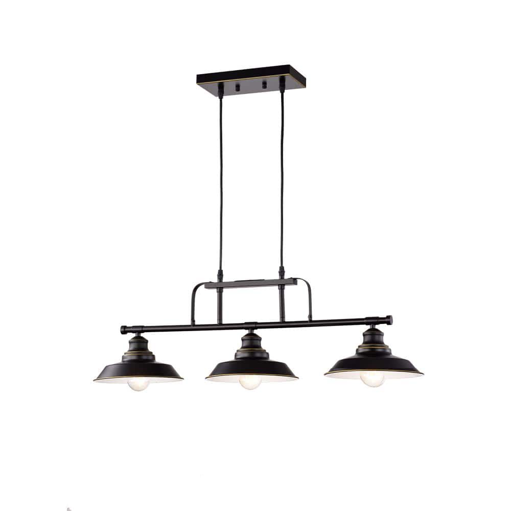 3-Light Black Round Iron Ceiling Lamp Chandelier price history on PriceWatchPro