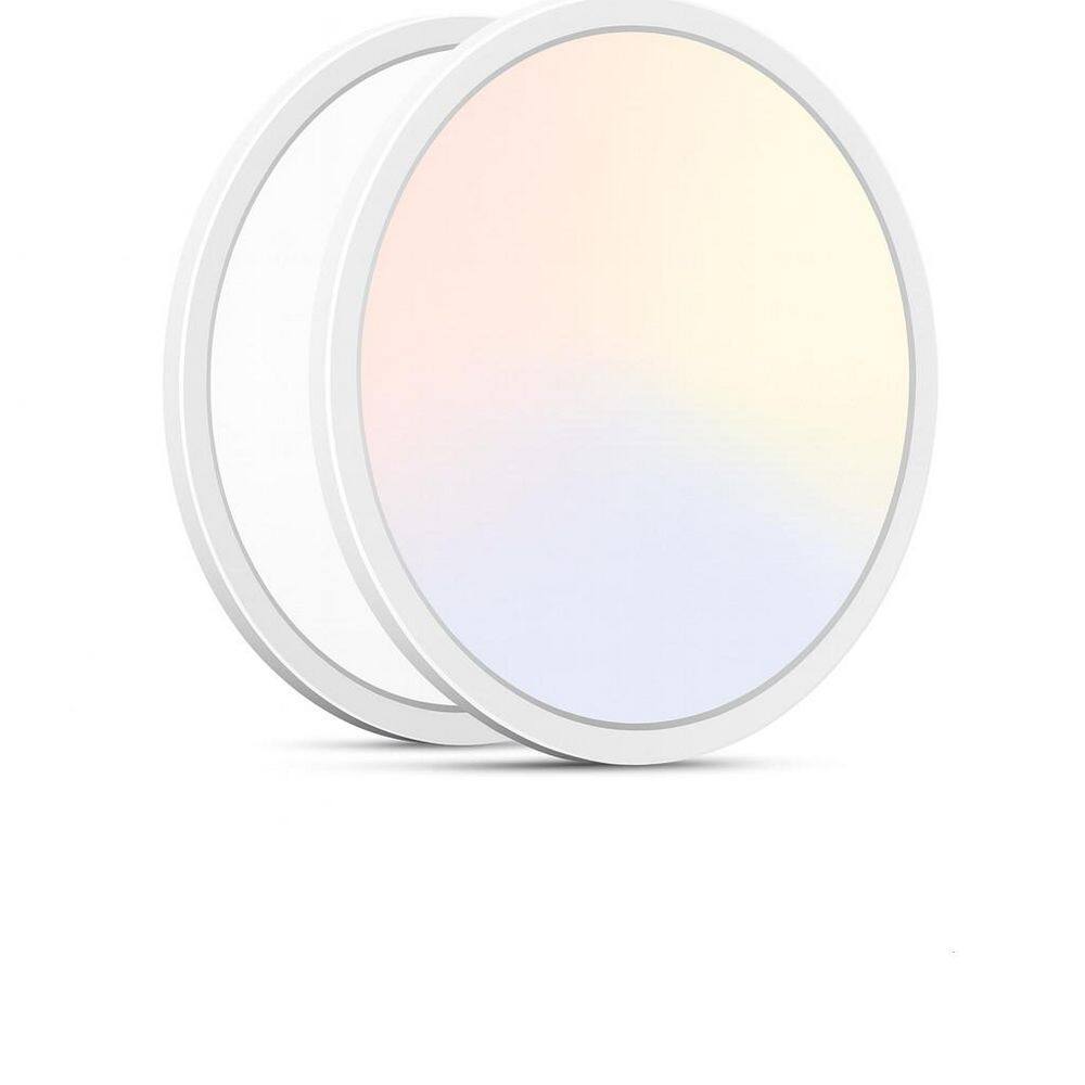 12 in. Integrated LED Semi-Flush Mount Ceiling Light Full Spectrum Energy Efficient Fixture for Indoor Plant Growth price history on PriceWatchPro