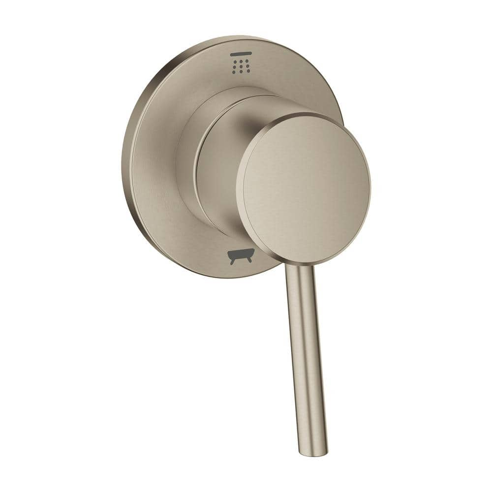 Grohe Concetto 1 Handle 2 Way Diverter Valve Only Trim Kit In Brushed Nickel Valve Sold Separately 29108en1 The Home Depot