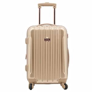 20 in. Expandable Hard Side Rolling Carry-On w/ Spinners Metallic