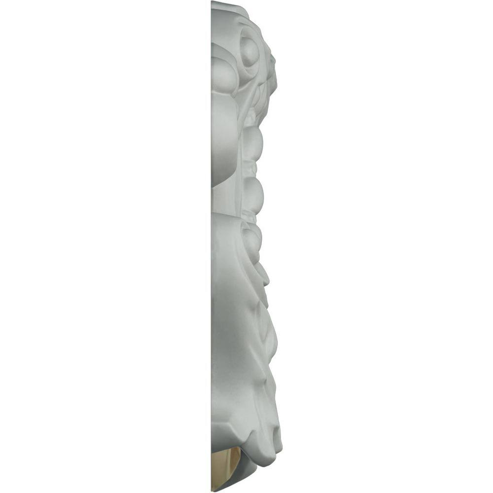 White Urethane Decorative Rope Panel Moulding Corner