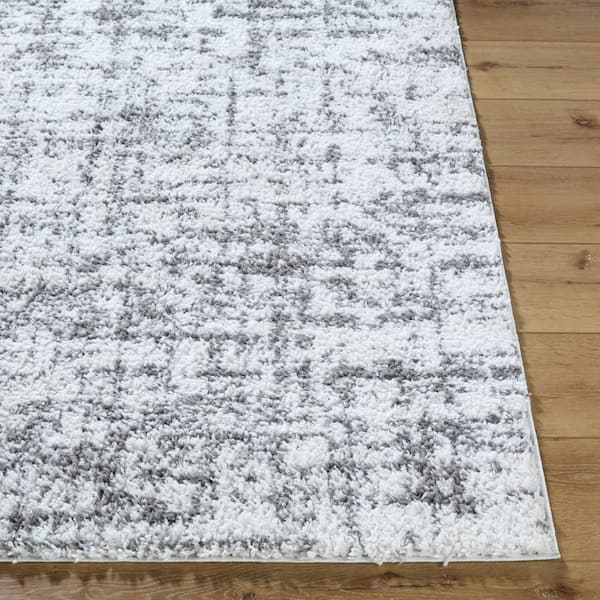 Edenwell Gray/White 5x8 Area Rug