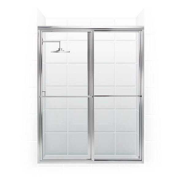 Coastal Shower Doors Newport 42 In To, 42 Inch Sliding Shower Door