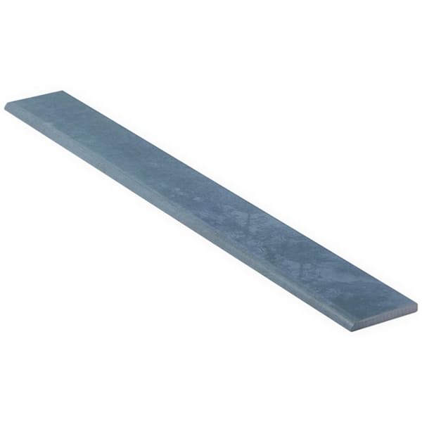 Forge Indigo Blue 2.83 in. x 23.62 in. Matte Porcelain Floor and Wall Bullnose Tile Trim
