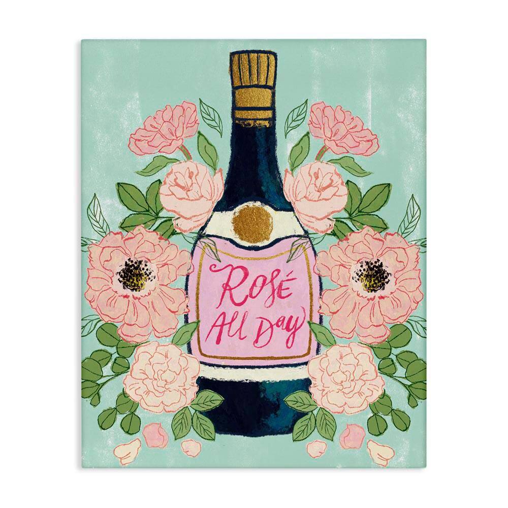 Rose All Day Champagne by Joy Ting Unframed Food Graphic Art Print 48 in. x 36 in. price history on PriceWatchPro