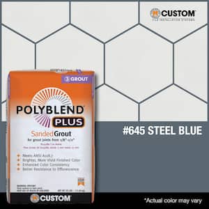 Polyblend Plus #645 Steel Blue 25 lb. Sanded Grout