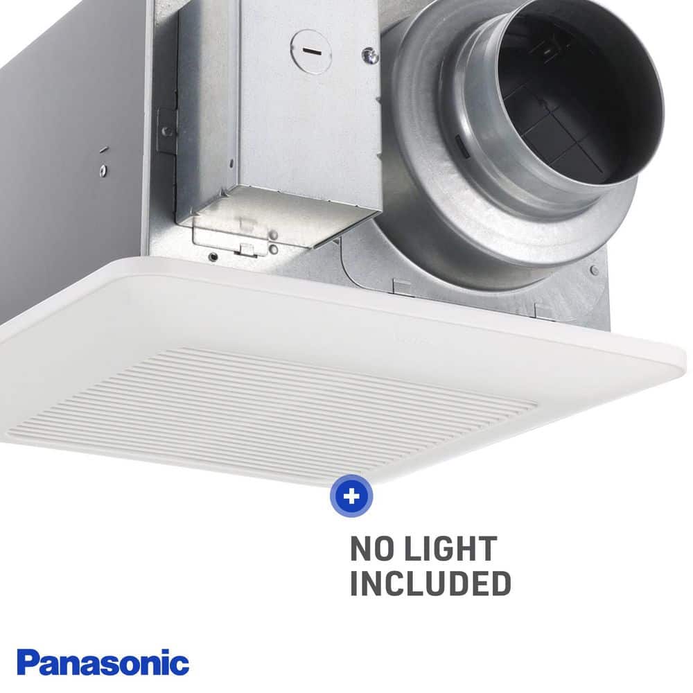 White Square LED Ceiling Mount Ventilation Fan