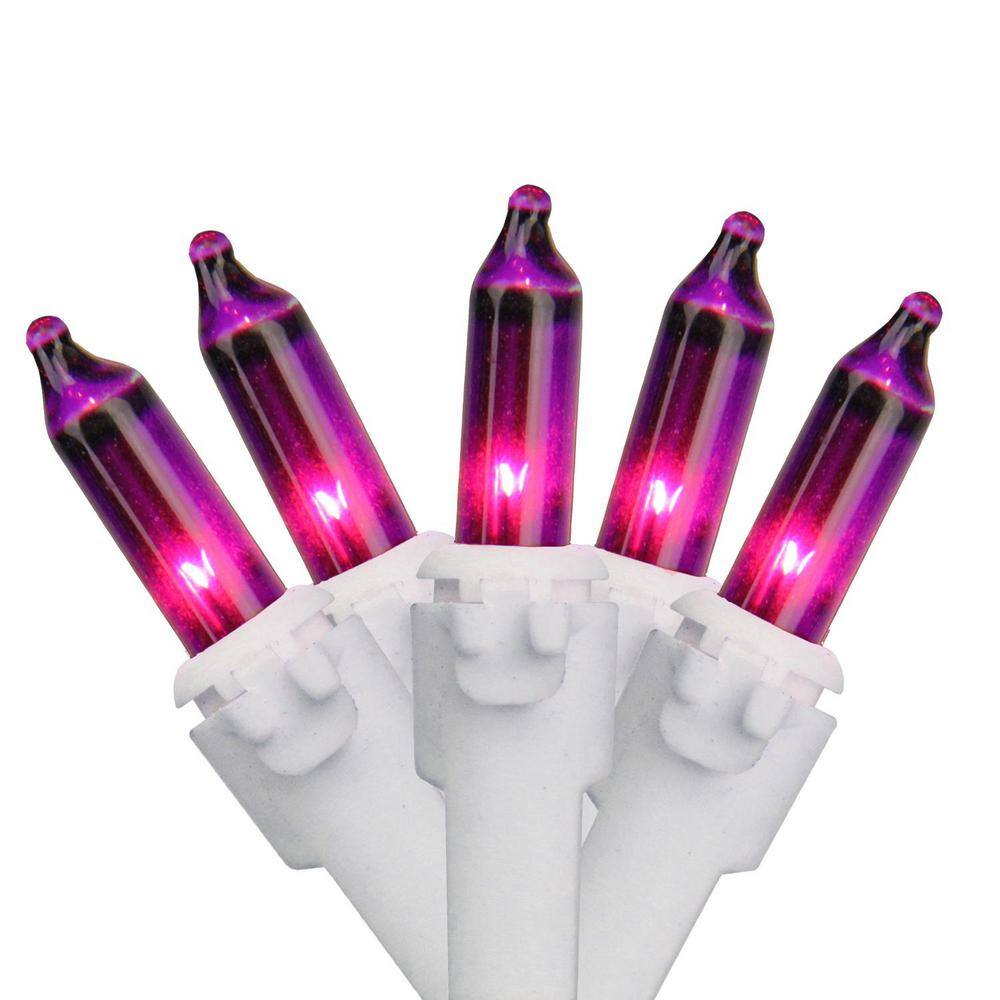 Set of 100 Purple Mini Christmas Lights 2.5 in. Spacing with White Wire price history on PriceWatchPro
