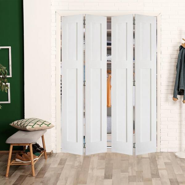 Krosswood Doors 48 in. x 80 in. Craftsman Shaker 2-Panel Solid