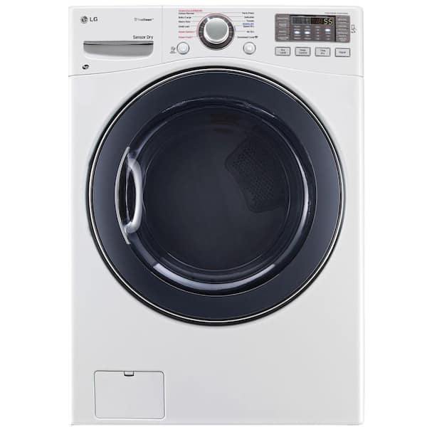 LG 7.4 cu. ft. Electric Dryer with Steam in White