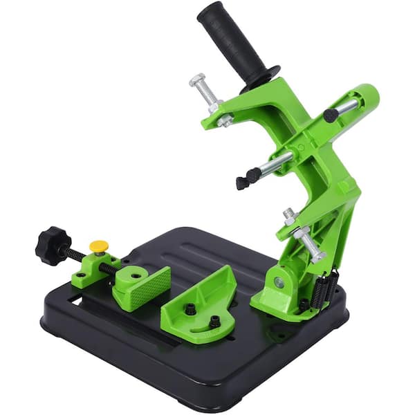 Tidoin Green Metal Angle Grinder Fixed Universal Bracket Table Saw Desktop Pull Rod Angle Grinding Machine Stand