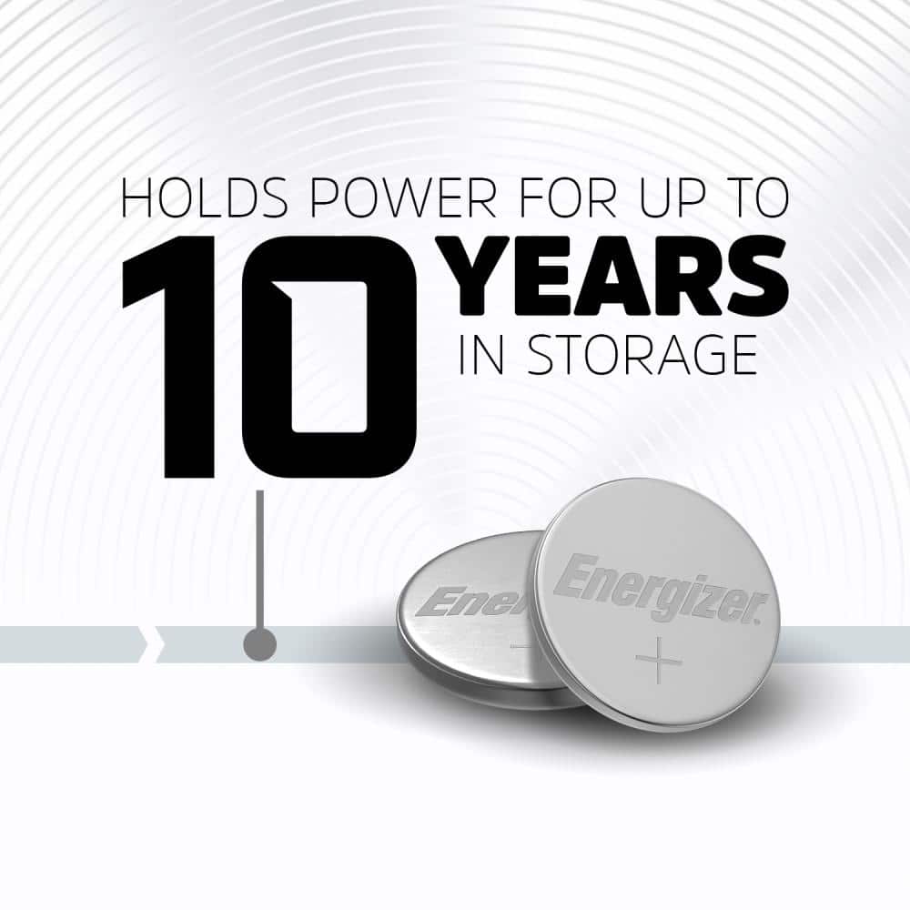 Energizer 2032 3V Lithium Coin Batteries with Child Shield, 4 Pack