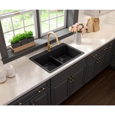 Black Undermount Kitchen Sinks Kitchen Sinks The Home Depot