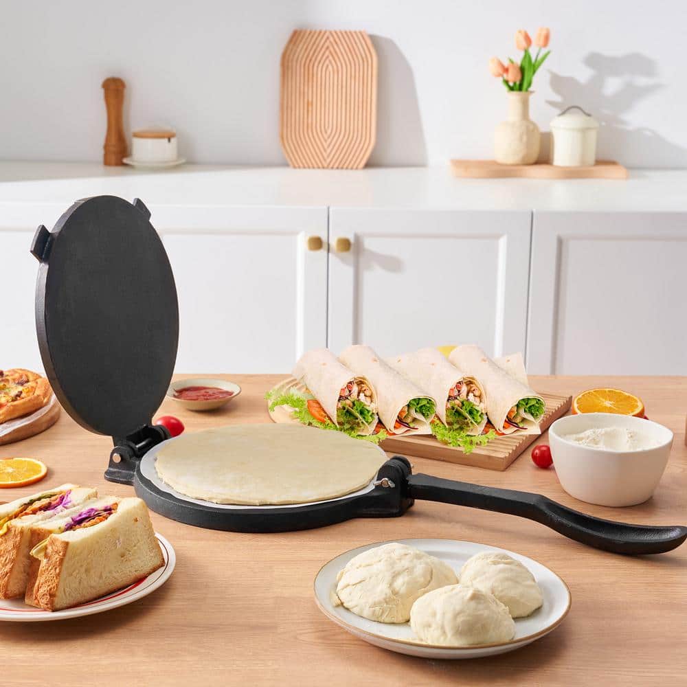 VEVOR 10-Inch Cast Iron Tortilla and Roti Press