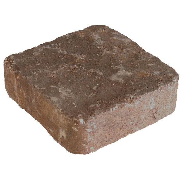 Valestone Hardscapes Marseilles 7 in. x 7 in. x 2.25 in. Toscana Tan/Brown/Charcoal Concrete Paver