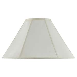 10 in. Eggshell Fabric Vertical Piped Coolio Shade
