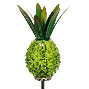 hampton bay pineapple solar garden stake