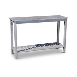 Black outdoor console deals table