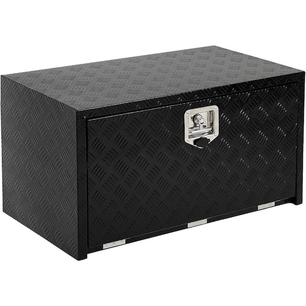 24 in. Black Diamond Aluminum Underbody Truck Box with Lock and Keys