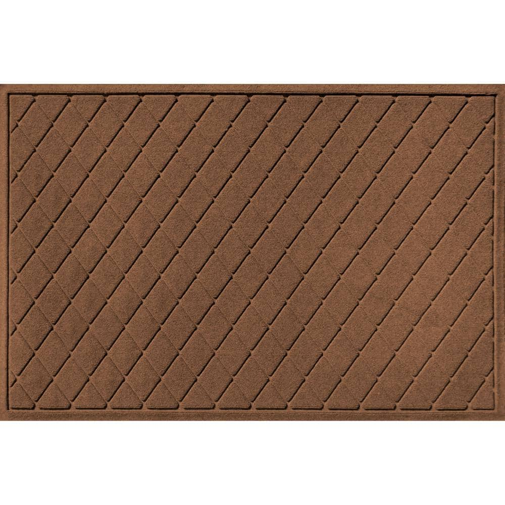 Rubber Door Mat with Grid Design - Water Glutton Cordova 34x52