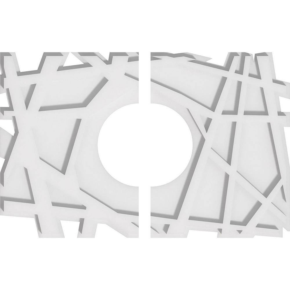 20 in. x 13.37 in. x 1 in. Novo Architectural Grade PVC Contemporary Ceiling Medallion (2-Piece) price history on PriceWatchPro