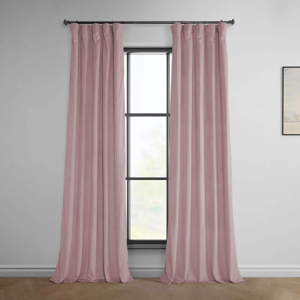 Como Pink Velvet Drapery / Upholstery Fabric