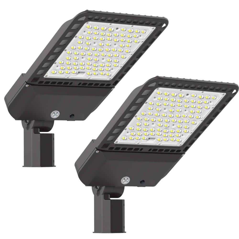 1500-Watt Equivalent Integrated LED Parking Lot Area Light, 5000K Light Dusk to Dawn 39000 LM ETL Listed (2-Pack) price history on PriceWatchPro