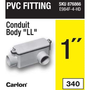1 in. Schedule 40 and 80 PVC Type-LL Conduit Body