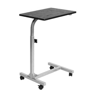 Bello 18.9 in. Rectangular Black Laptop Desk with Height Adjustable and Wheels