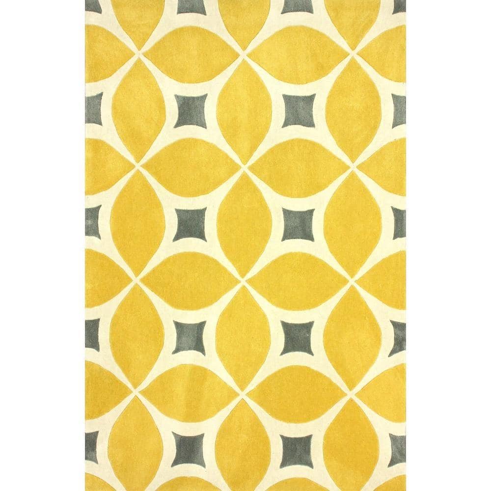 nuLOOM Gabriela Contemporary Sunflower 9 ft. x 12 ft. Area Rug BHBC55B ...