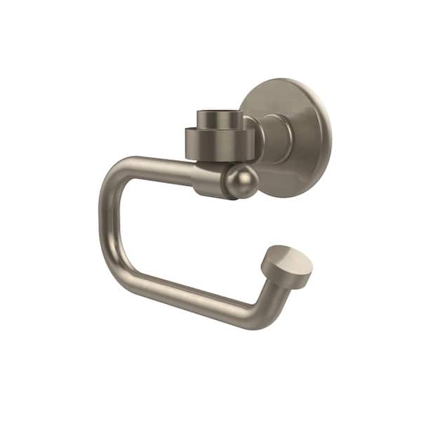 Allied Brass Continental Collection European Style Single Post Toilet Paper Holder in Antique Pewter