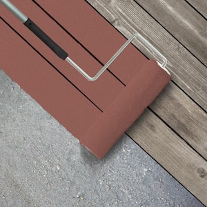 1 gal. #PFC-01 New England Brick Textured Low-Lustre Enamel Interior/Exterior Porch and Patio Anti-Slip Floor Paint