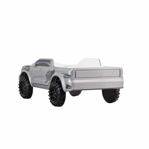 Furniture of America Justin Gray Twin Rugged Pick-Up Truck Kids