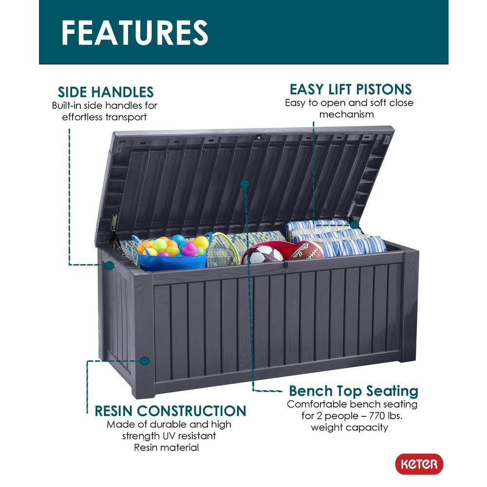 Rockwood Deck Box 150 Gal - rated 4.4845 stars from 194 reviews