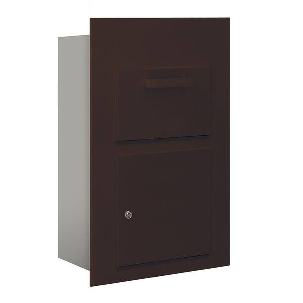 Salsbury Industries 3600 Series Collection Unit Bronze Private Front Loading for 5 Door High 4B Plus Mailbox Units