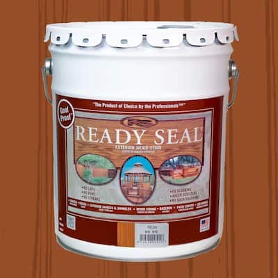 5 gal. Pecan Exterior Wood Stain and Sealer