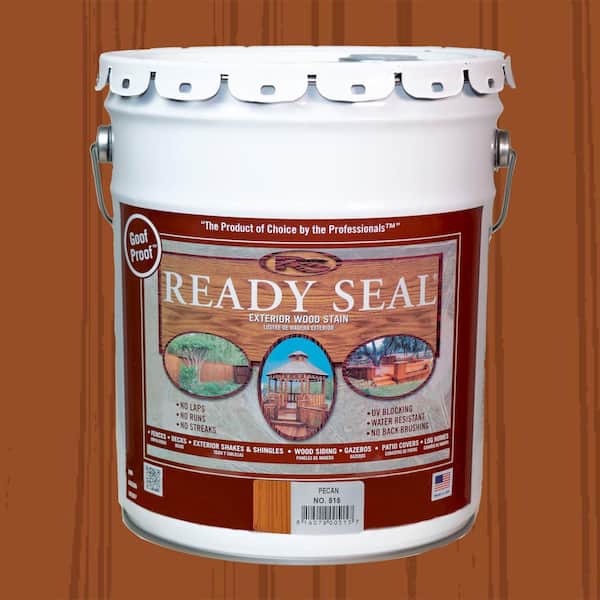 Ready Seal 5 gal. Pecan Exterior Wood Stain and Sealer