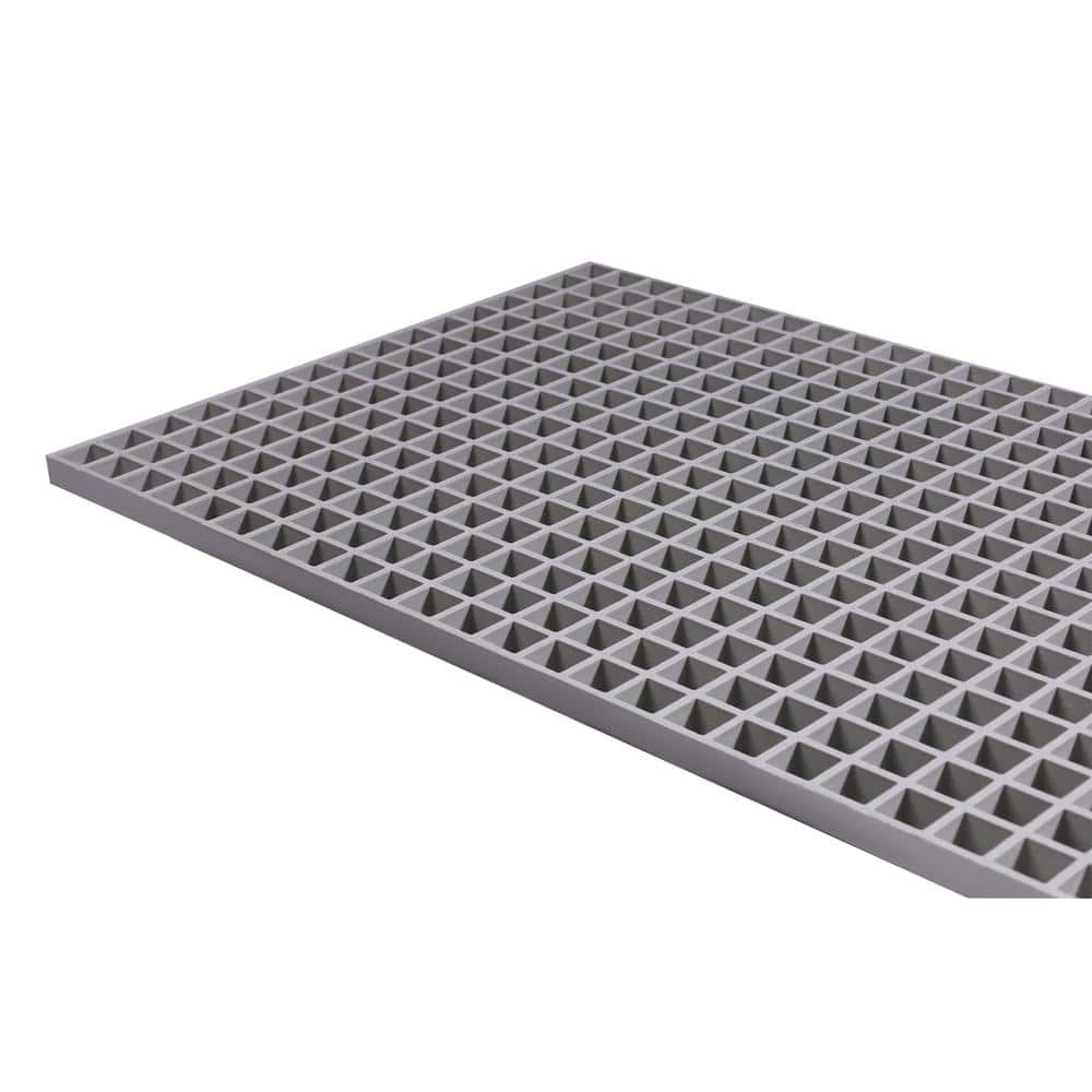 2 ft. x 2 ft. PrimeSeries Composite Fiberglass Grating Deck Tile for Drain Cover,Garage,Walkway,Patio Deck,Gray price history on PriceWatchPro