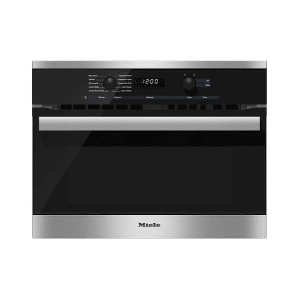 Miele PureLine 24" 1.52 cu. ft. Single Electric Speed Oven with DirectSelect in Stainless Steel