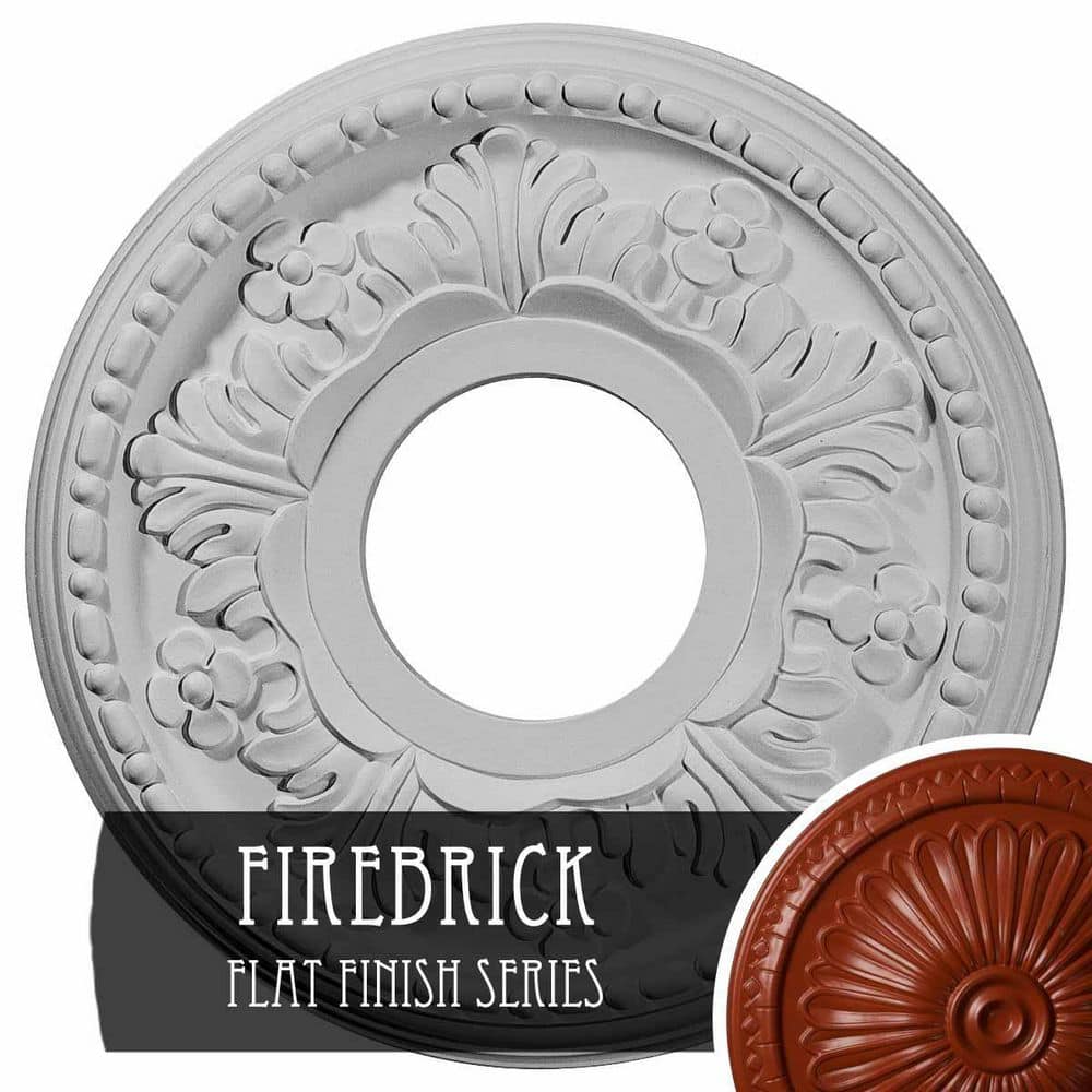 7/8 in. x 11-7/8 in. x 11-7/8 in. Polyurethane Helene Ceiling Medallion, Firebrick price history on PriceWatchPro