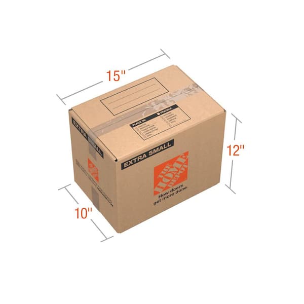 15 in. L x 10 in. W x 12 in. Extra-Small Moving Shipping and Packing Box (40 Pack)