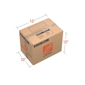 15 in. L x 10 in. W x 12 in. D Extra-Small Moving Box