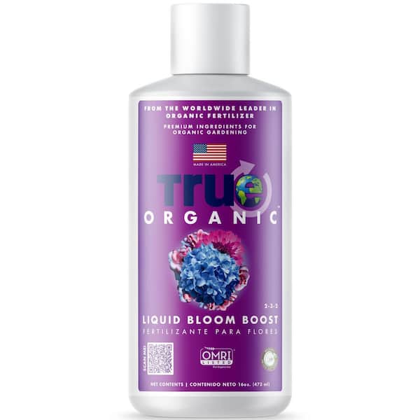 TRUE ORGANIC 16 oz. Organic Bloom Boost Liquid Fertilizer, OMRI Listed, 2-3-2