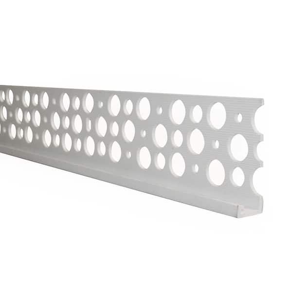 Gibraltar Building Products 3/4 in. x 10 ft. Vinyl Stucco Casing Bead