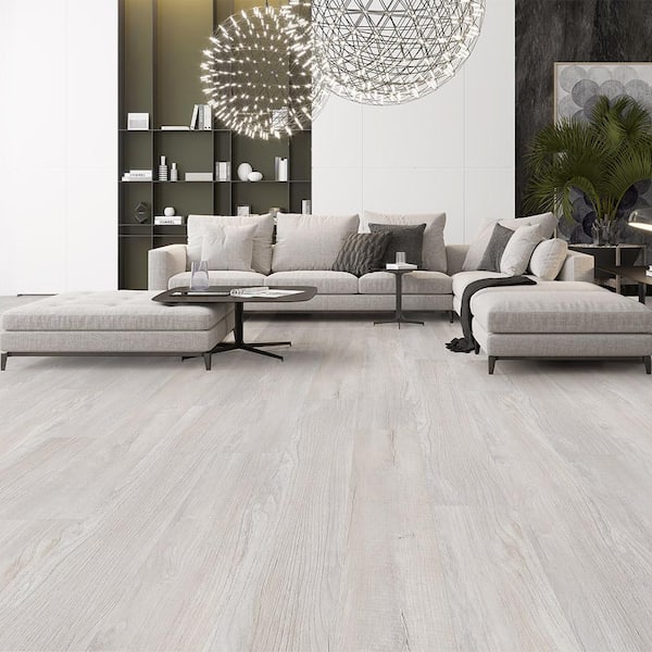 Wild Silverthorne 20 MIL x 7.2 in. W x 48 in. L Click Lock Waterproof Luxury Vinyl Plank Flooring (28.8 sqft/case)