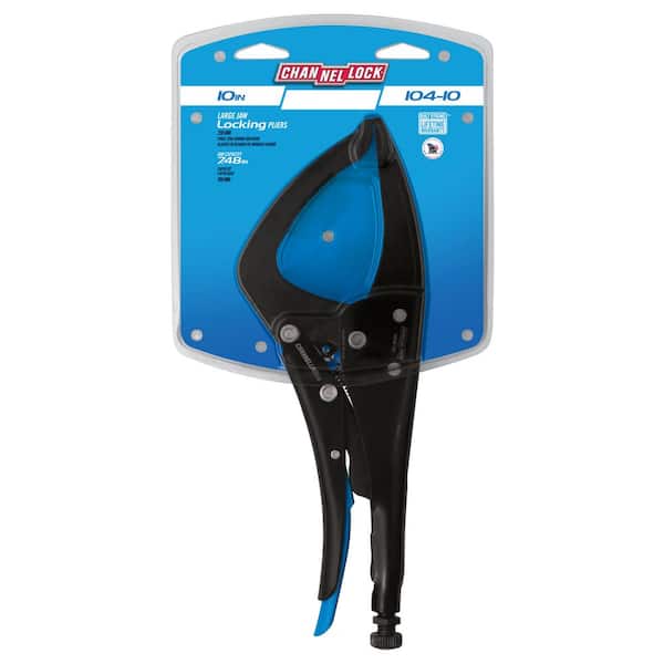 Channellock 10 in. Large Jaw Locking Pliers 104-10 - The Home Depot