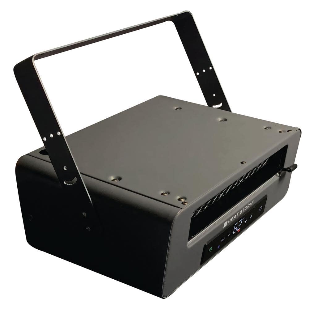 Gray Infrared Electric Heater with Thermostat, 6000 Watt