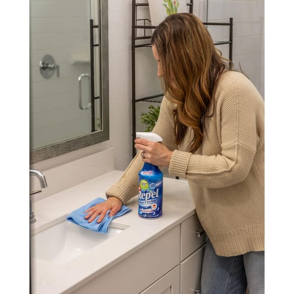 Clean-X 32 oz. Repel Glass and Surface Cleaner 7100-7 - The Home Depot