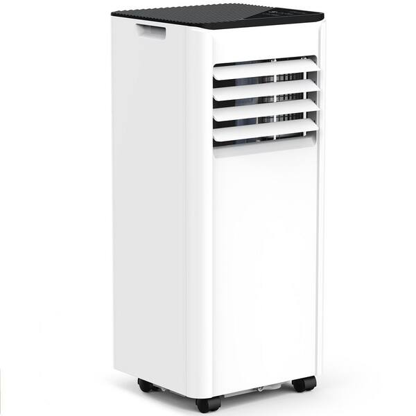 10,000 BTU (6,000 BTU DOE) 120-Volt Portable Air Conditioner Cools up to 342 sq. ft. w/ Dehumidifier and Remote in White